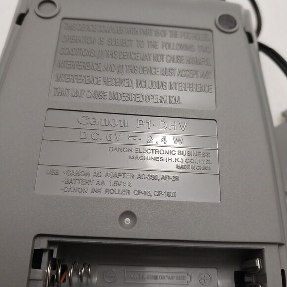 Canon Palm Printer P1-DH V 12 Digits Adding Machine #X20 - Picture 11 of 12
